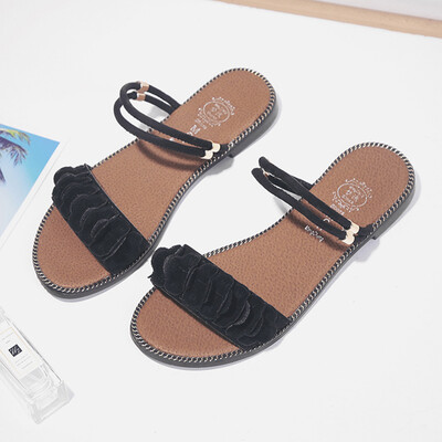 

Shoes women Korean style one-and-two two-in-one two-in-one old-style old-style sandal sandals
