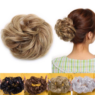 

Synthetic Hair Bun Extensions Messy Hair Scrunchies Hair Pieces for Women Hair Donut Updo Ponytail