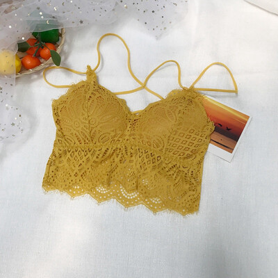

Women Lace Sexy Beauty Back Comfortable Fashion Strap Vest Tube Top Wrapped Chest Bottoming Underwear