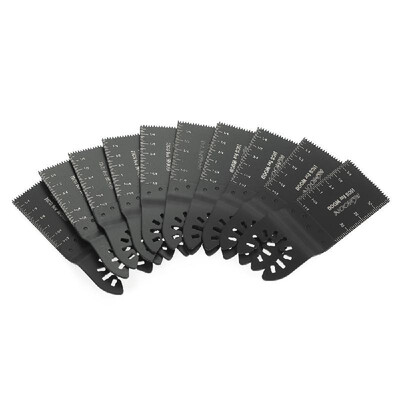 

KKmoon 10pcs Oscillating Multi Tool Saw Wed High Carbon Steel Saw Weds Multitool Accessory Kit for DeWalt Cougar Fein Multimaster
