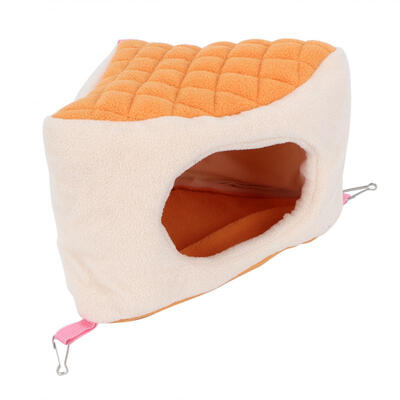 

Greensen Cute Warm Tree Stump Bread House Hanging Hammock Bed for Pet Hamster