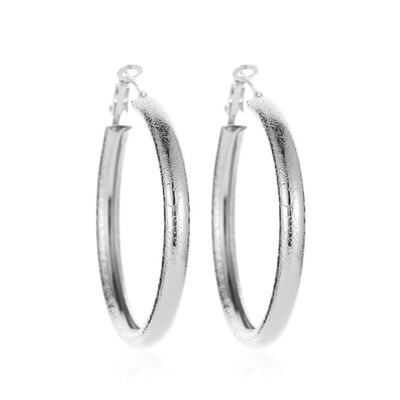 

Popular Gold Silver Hoop Earrings Personality Thick Round Earrings Earrings Jewelry