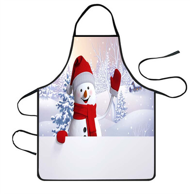 

Siaonvr Christmas Decoration Waterproof Apron Kitchen Aprons Dinner Party Apron