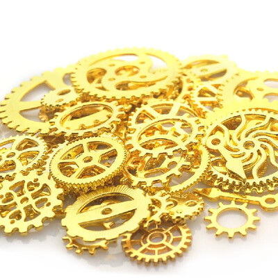 

Alloy Clock Watch Gear Wheel DIY Ornament Accessories Mechanical Gear Wheel Charms Jewelry Arts Parts for Crafting