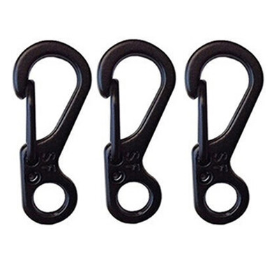 

10pcs Snap Hook Hiking Buckle Clip Aluminium Alloy KeyChain Camping Outdoor Tool