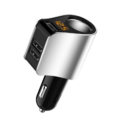 

Car Charger 3 USB Port Fast Charging 12V 24V Travel Charger Adapter Mobile Phone Charger