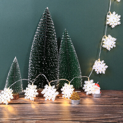 

〖Follure〗Metal Snowflake Lights String House Party Decor Striking With 10 LED Beads