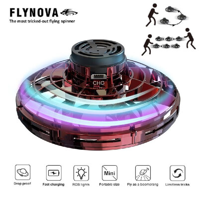 

Flynova UFO Fingertip Upgrade Flight Gyro Flying Spinner Decompression Toy For Adult&Kids