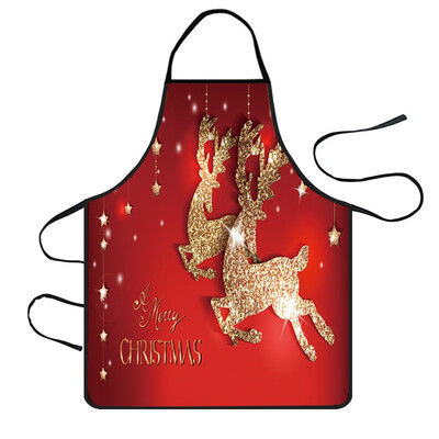 

Siaonvr Christmas Decoration Waterproof Apron Kitchen Aprons Dinner Party Apron