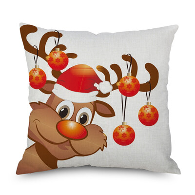 

18x18" Christmas Pillow Case Sofa Car Throw Cushion Covers Home Decor