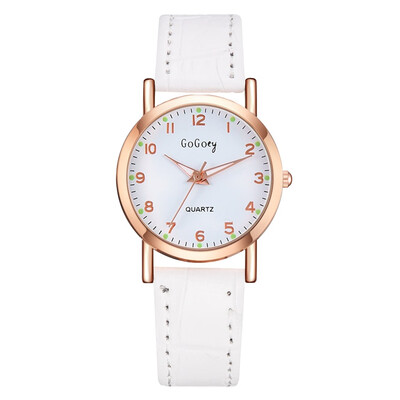 

Korean womens watch digital quartz watch fashion crocodile pattern PU watch