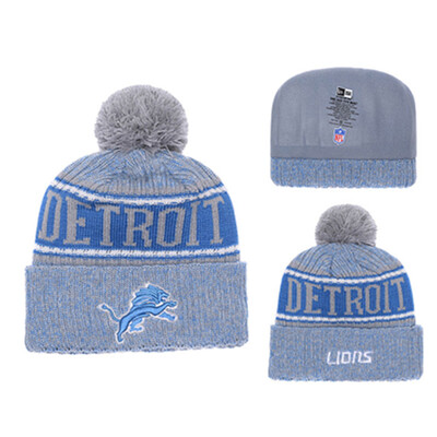 

NFL Football League Lions Detroit Lions New Era New York Knitted Wool Baseball Cap