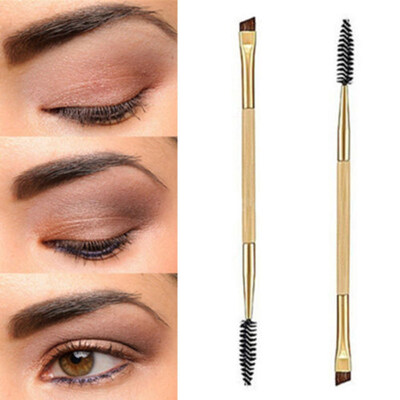 

Bamboo Handle Double-Ended Eyebrow Brush Eyebrow Comb Makeup Cosmetic Brush