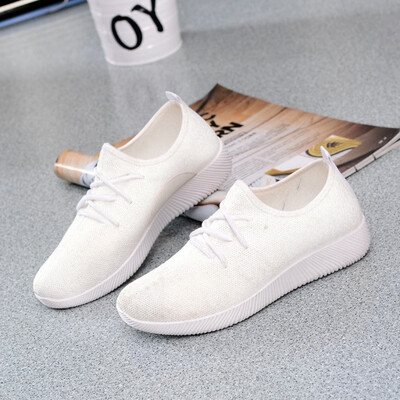 

FANCHENLAIKE Womens Knitted Breathable Soft Sneakers 5853
