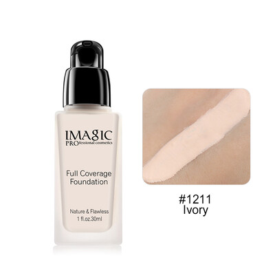 

Liquid Foundation Control Oil Moisturizing Brighten Skin Tone Cover Blemishes Long Lasting Makeup Foundation
