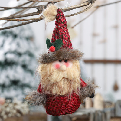 

〖Follure〗Christmas Product Doll Pendant Cartoon Old Man Puppet Scene Dress Up Ornaments