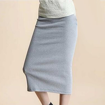 

Womens Casual Solid Midi Slim Fit Pencil Tight Sexy Office Work Business Skirt