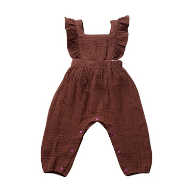 

New Born Baby Clothes Backless Striped Ruffle Romper Overalls Jumpsuit Clothes Baby Girl Clothes Baby Girl Romper kid clothes