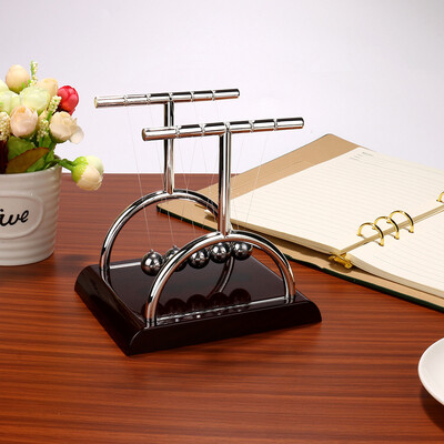 

Tailored Newtons Cradle Plastic Frame Base Steel Balance Ball Physics Science Desk Toy