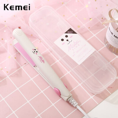 

Mini Steam flat Hair iron hair straightener Curler Straightening steampod Cute Professional Curling Hair irons