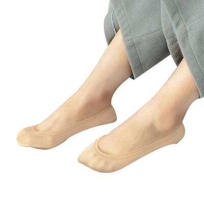 

Women Low Cut Solid Color Invisible Trainer Ballerina Footsies Soft Boat Socks