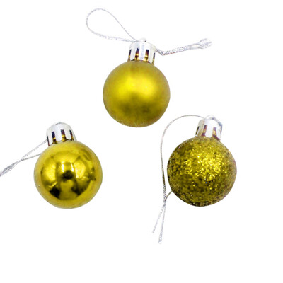 

Gobestart 24Pcs Festival Chrismas Tree Hanging Ornament Garden Party Decor Ball Decoration