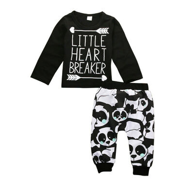 

2PCS Newborn Kids Baby Boy Cotton T-shirtAnimal Pants Autumn Clothes Tracksuit