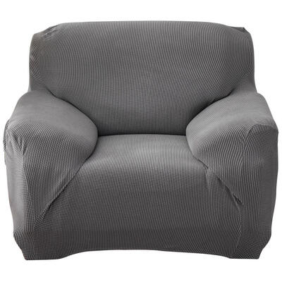 

Silver Grey Thick All- inclusive Slip-resistant Soft Cover Sofa Slipcover