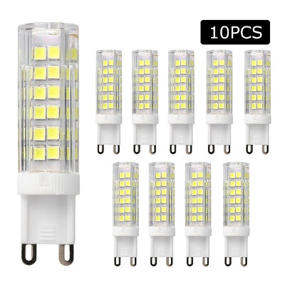 

G9 LED Lamp Standard Double-needle G9 Base for Chandeliers Kitchen Under Cabinet Lights Bathroom Vanity Lamps 75LEDs White Light 1
