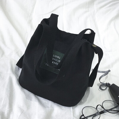 

New Fashion Women Canvas Bags Totes Shoulder Bag Preppy Style Girls Handbag Students Book Crossbody Bags