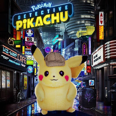

Pokémon Detective Pikachu Plush Stuffed Animal Soft Toy Collection Birthday Gifts