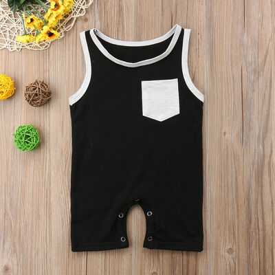 

SUNSIOM Infant Toddler Baby Girls Boys Vest Romper Short Pants Jumpsuit Outfits Clothes