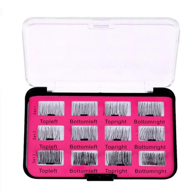 

12pcs 3D Magnetic Natural False Eyelashes Hair Extension Makeup Accessories