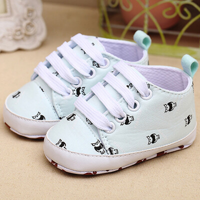 

Newborn InfantBaby Cartoon Girls Boys Soft Prewalker Casual Flats Shoes