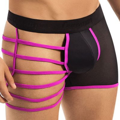 

Ice cream sexy sexy mens underwear Hollow personality transparent buttocks&translucent pants Four horns
