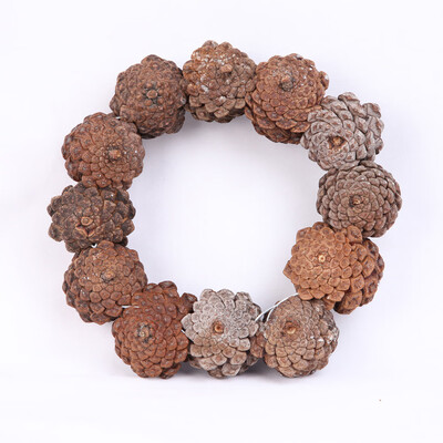 

1xNatural Pinecone Christmas Decor Pendant Scene Layout 17cm For Home Hotel