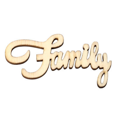 

15pcsSet Family Wood Table Ornament for DIY Rustic Wedding Festival Party