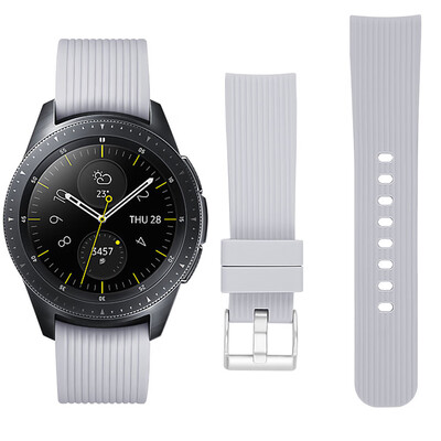 

Sports Silicone Band For Samsung Galaxy Watch 42Mm 46Mm Replacement Wrist Strap Band Bracelet Accessory