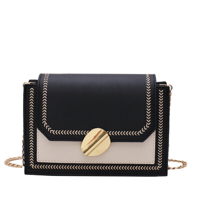 

Korean version of the wild silk scarf Messenger bag chic chain portable small square bag