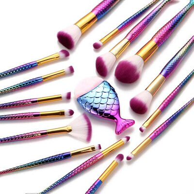 

〖Follure〗16PCS Make Up Foundation Eyebrow Eyeliner Blush Cosmetic Concealer Brushes