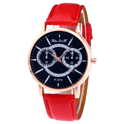 

Minimalist ladies Wristwatch owl eyes Pattern Watch Top Brand Luxury PU Leather Quartz Watches Women Fashion Watch 2018 Gift &Ff