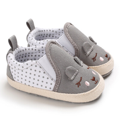 

Baby Girl Shoes Cartoon Print Cotton Baby Shoes Anti-Slip Soft Sole Toddler First Walkers Infant Girls Shoes 2019