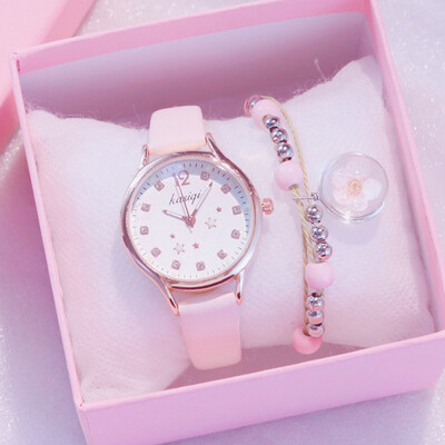 

Watch girl ins wind student Harajuku Korean version of simple small fresh&lovely waterproof luminous star Sennu series