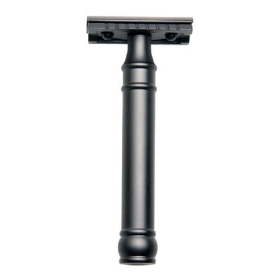 

Metal Double Edge Shaving Razor Safety Beard Razor Manual Mustache Removal Shaving Tool for Hotel Home Travel