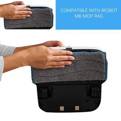 

〖Follure〗2PC Replacement Parts Washable Dry Mopping Rag For Sweeping robot M6 Series