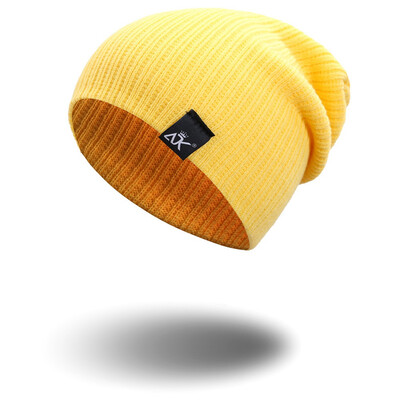 

Fashion Knit Baggy Beanie Winter Hat Ski Slouchy Chic Knitted Cap Wool Beanie Elastic Hat For Women Men Unisex Accessories Gifts