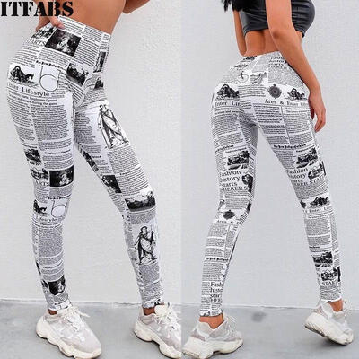 

Women Hip Push Up Yoga Leggings High Waist Fitness Sports Jogging Pants Trousers