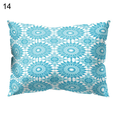 

Flower Irregular Pattern Throw Pillow Case Cushion Cover for Home Office Cafe