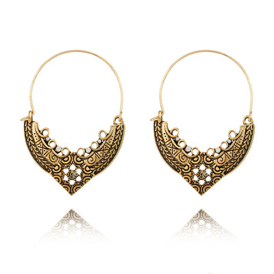 

Women Vintage Boho Gypsy Earrings Tribal Ethnic Festival Jewellery Indian Hoops