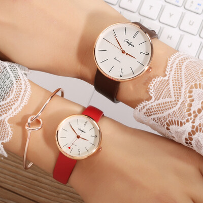 

KEZI fashion watch Korean waterproof female watch rose gold digital round quartz watch